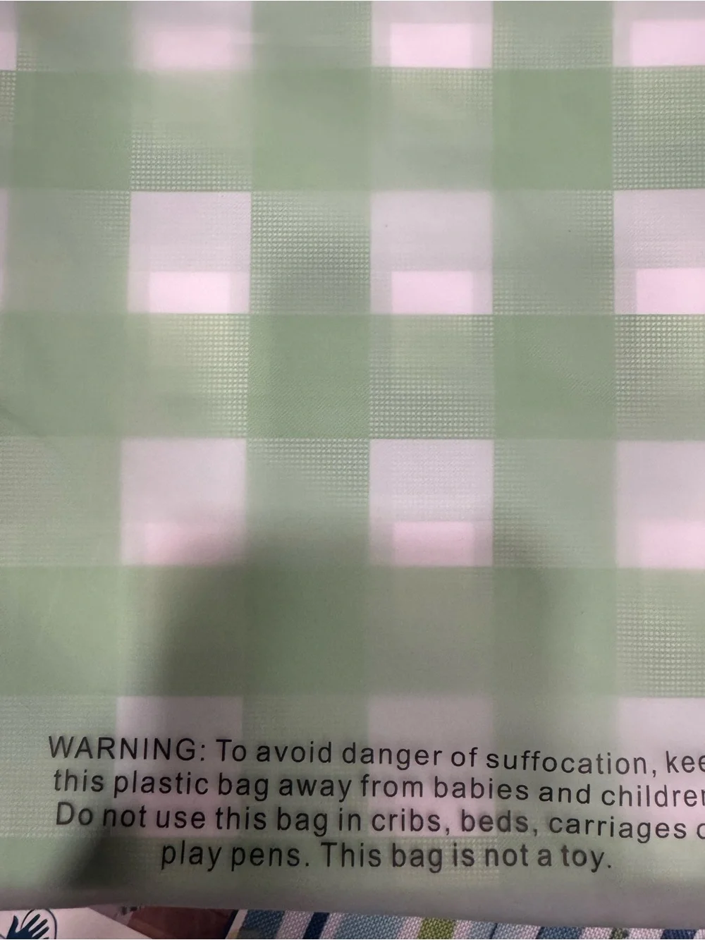 C Crystal Light Sage Green Checkered Gingham Picnic Tablecloths Pack 4  NIP